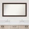 Lara Bronze Non-Beveled Custom Framed Bathroom Vanity Wall Mirror